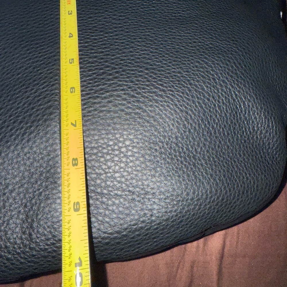 Halston Heritage Black Leather Hobo Bag - Picture 3 of 5